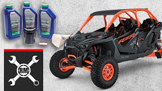 How To Change the Oil on a Polaris RZR Pro R [upl. by Elleira159]