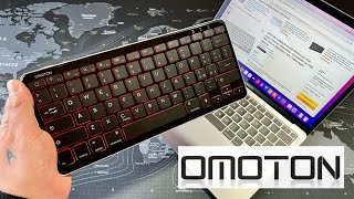 Omoton KB190  Wireless Keyboard Apple Mac iPad iPhone [upl. by Okir]