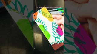 Canson Mini Artbook 🪄 Diy Bookmark 🔖 youtubeshorts shorts bookmark diy easydiy doms [upl. by Aratak]