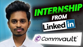 Internship from Linkedin  Interview Experience commvault [upl. by Natka]