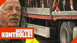 27 t falsch beladen amp zu hoch Darf der LKW weiterfahren 22  Achtung Kontrolle  Kabel Eins [upl. by Tumer174]