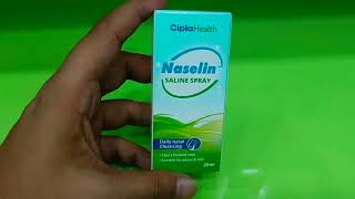 Naselin Saline Spray  Daily Nasal Cleansing  Clear Blocked Nose  Suitable For Adults amp Kids [upl. by Nosnehpets103]