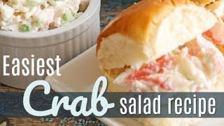 Easiest Crab Salad Recipe [upl. by Minne264]