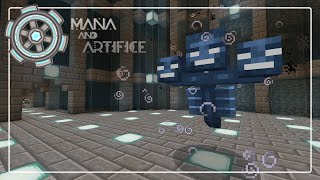 【Mana and Artifice】ウィザーVS魔導兵14【Minecraft】【魔術MOD】 [upl. by Abernathy]