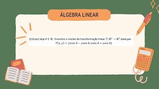 TRANSFORMAÇÃO LINEAR matematica algebra algebralinear [upl. by Estus]