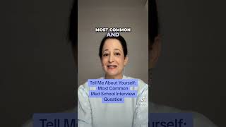 Med School Interview Tell me about yourself medicalschoolinterview tellmeaboutyourself premed [upl. by Aronel]