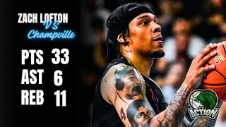 Zach Lofton highlights against Champville  Champville VS Homenetmen Playoffs Game 1 20232024 [upl. by Magnusson]