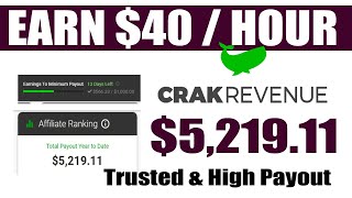 Secrets Of Making 521911 From CrakRevenue Affiliate Network  CPA Marketing  earn 40hour [upl. by Digdirb198]