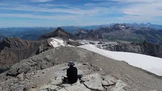 Le Sommet des Diablerets randonnée glaciaire en dessus des Diablerets [upl. by Eniamsaj]