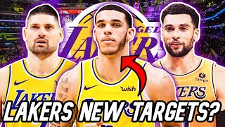 Lakers FIRE SALE Trade Targets Following Caruso Trade   Signing Lonzo Ball off Buyout Market [upl. by Ecyned]