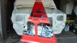 fiat panda con motore 900 preparata con scarico artigenale racing [upl. by Yevad]