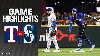 Rangers vs Mariners Game Highlights 91324  MLB Highlights [upl. by Kohn]