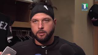 Yonder Alonso on brotherinlaw Manny Machado’s choice [upl. by Rich]