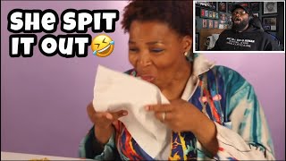 Hilarious🤣 Black Moms Try Other Black Moms’ Soul Food  REACTION [upl. by Marelda]