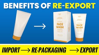 Know how to ReExport products from India  Import  Branding  ReExport  Learn full process [upl. by Inalem]