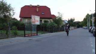 First wheelie after two days of learning  Aprilia SX 125 Polini 160 [upl. by Gussy911]