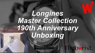 Longines Master Collection 190th Anniversary Edition  Unboxing [upl. by Lemay297]