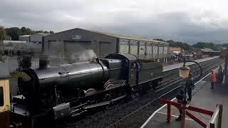 7828 Odney Manor Arriving At WSR Bishops Lydeard [upl. by Gobert]