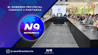 EL GOBIERNO PROVINCIAL CONVOCÓ A PARITARIAS  NOTICIERO 9 [upl. by Landan]