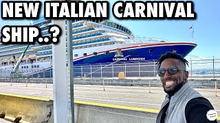 My FIRST DAY On Carnival’s NEWEST Italian Cruise Ship ALASKA CRUISE [upl. by Lynnette647]