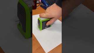 Every Rubber Stamp Lover Loves This Sound asmr rubberstamp [upl. by Croom]