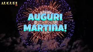 Buon Compleanno Martina 🥳 Tanti Auguri [upl. by Nylyrehc]