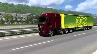 Euro Truck Simulator 2 Amazing Roads  90km Sweet Simple Drive [upl. by Klimesh]