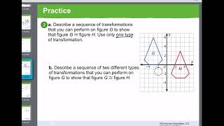 Describing Sequences of Transformations Example 2 [upl. by Shae]