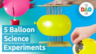 5 Science Experiments with Balloons [upl. by Ferdinande]