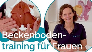 Beckenbodentraining für Frauen Verstehen und richtig Üben [upl. by Yenroc]