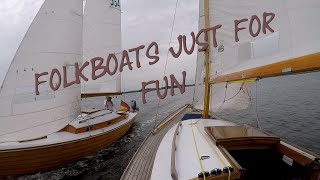 Folkebootsegeln sailing nordic folkboat [upl. by Lashond]