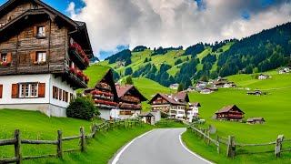 🇨🇭Driving In Switzerland Countryside  Spectacular Mountain View In Appenzell [upl. by Annaerdna]