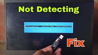 Solving Pen Drive Not Showing In Boot Manager Change Boot Order For Detection [upl. by Dredi512]