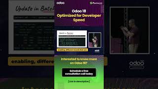 Odoo 18 optimized for Developer speed [upl. by Anthe487]