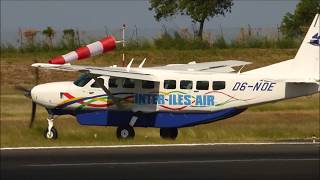 Inter Îles Air Landing and Take off Mayotte airport [upl. by Xerxes]