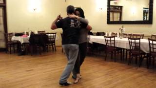 Argentine tango class Jorge Torres  Astoria Tango School  Viviani [upl. by Enawyd]