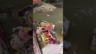 Ganesh immersion process ganeshnimajjanam ganpatibappamorya ganpativisarjan [upl. by Llesirg]