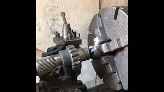 How to rebuild broken input shaft of gearbox with amazing technique [upl. by Mathe155]