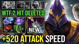 520 ATTACK SPEED Moon Shard Mask of Madness 2 Hits Deleted Unlimited Glaive Mid Silencer Dota 2 [upl. by Rainie]