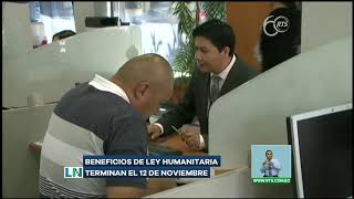 Beneficios de Ley Humanitaria terminan el 12 de noviembre [upl. by Atela625]