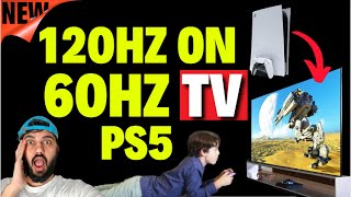 How to Get 120hz on 60hz TV PS5 [upl. by Malamud]