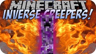 Minecraft INVERSE CREEPERS MOD Deutsch [upl. by Normandy351]