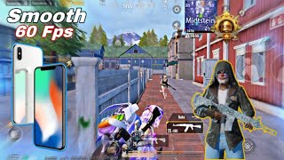 iPhone X 😍 PUBG Test in 2024 With iOS 16710 😱 iPhone X Pubg test🥶 [upl. by Neelrahs]