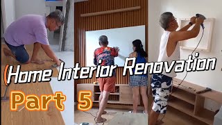 Home Interior Renovation Part 5  Talia House Unit Idesia City Dasmarinas [upl. by Fonz]