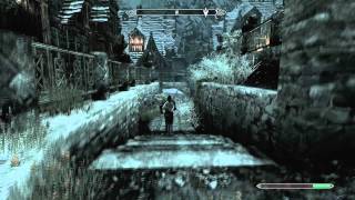 SKYRIM How To Buy House In WIndhelm Commentary  Tutorial [upl. by Nitsid]