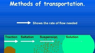 Transport of Sediment in Rivers and Sea  Diagram and explanation [upl. by Sajovich203]