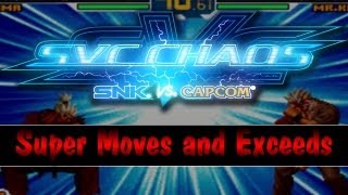 SNK vs Capcom Chaos All Super Moves Exceeds [upl. by Lalat]