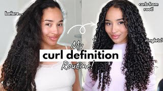 My Styling Routine for Ultra Defined Curls  Ringlets amp Curly Roots [upl. by Kaya]