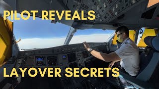 What do AIRLINE PILOTS really do on LAYOVERS  Pilotalkshow [upl. by Maude]