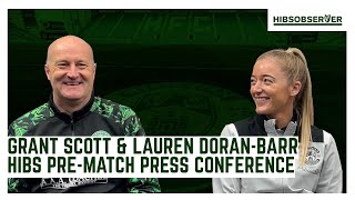 Grant Scott and Lauren DoranBarr preview Hearts v Hibs [upl. by Madora]